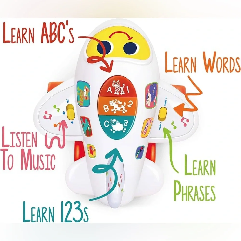 FISHER PRICE MUSICAL AIRPLANE FOR BABIES